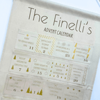 Personalised Fabric Christmas Advent Calendar - Christmas Song hits - Joe’s Haven