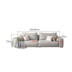 Frances Three Seater Corner, Four Seater Corner Sofa, Cotton Linen