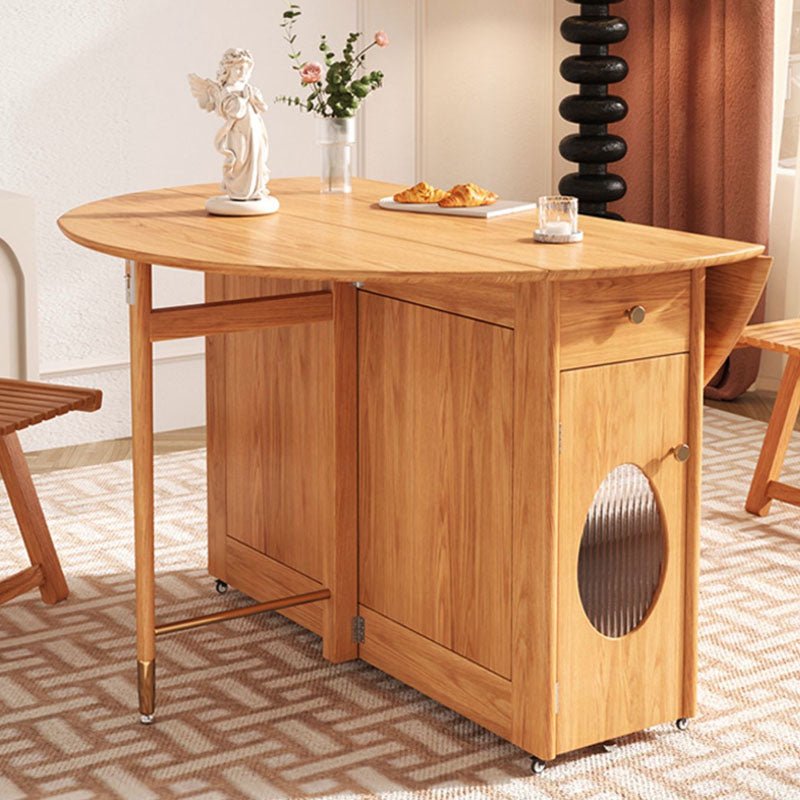 Ainsley Folding Extendable Dining Table, Wood - Joe’s Haven