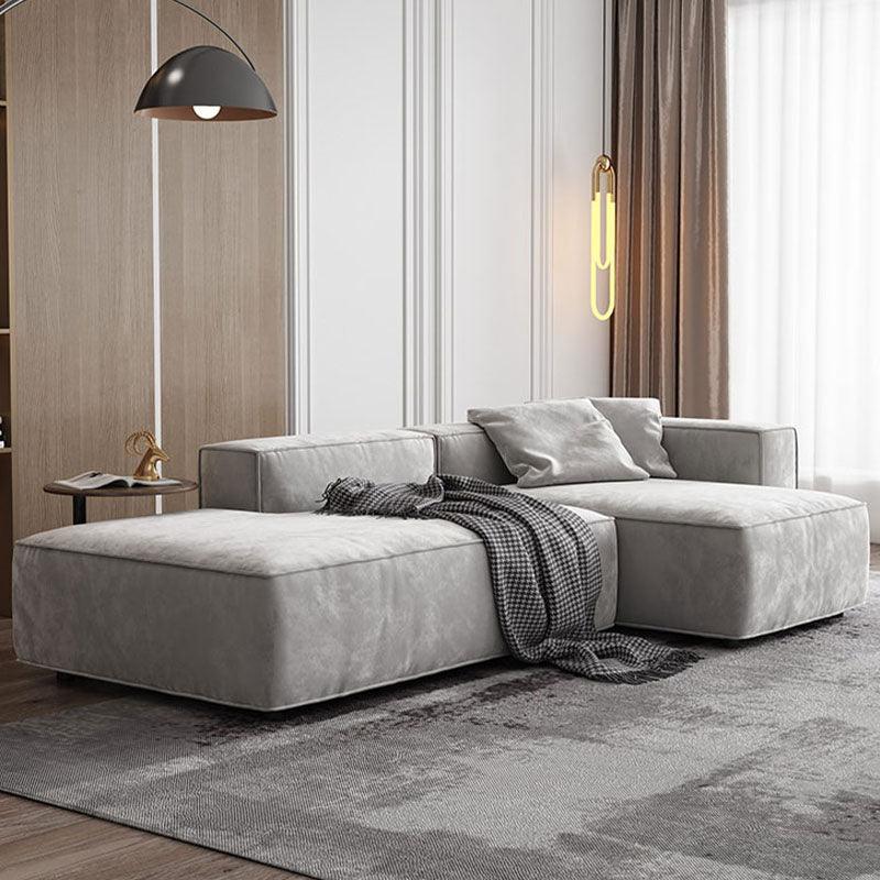 Yetta Three Seater, Four Seater Sofa, Corner Sofa, Grey Velvet - Joe’s Haven