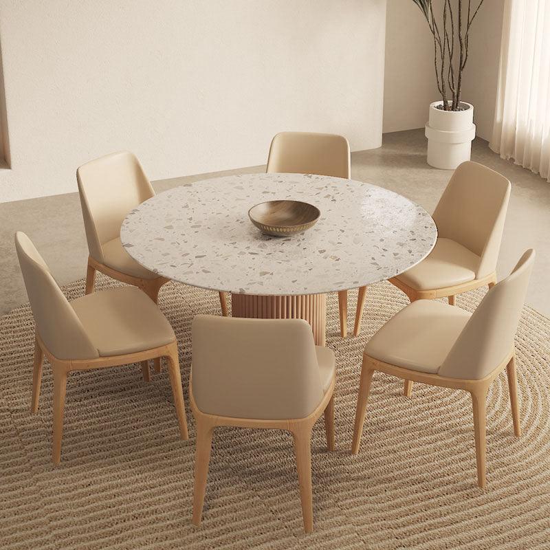 Sienna Round Dining Table, Premium Terrazzo And Wood Base - Joe’s Haven