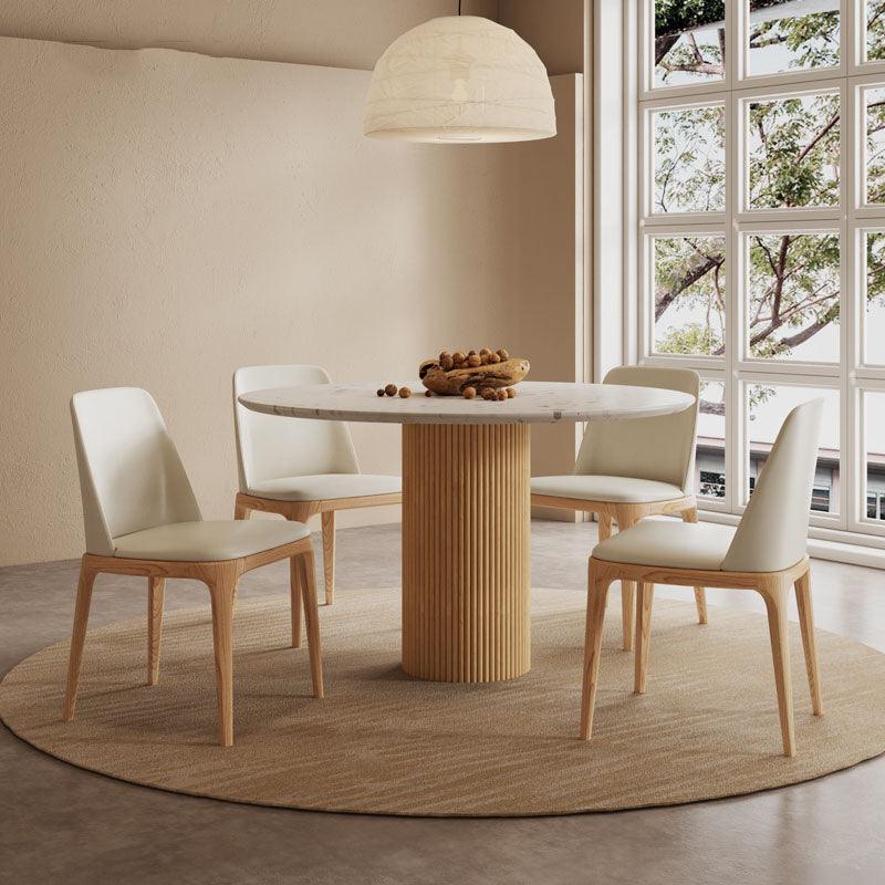 Sienna Round Dining Table, Premium Terrazzo And Wood Base - Joe’s Haven