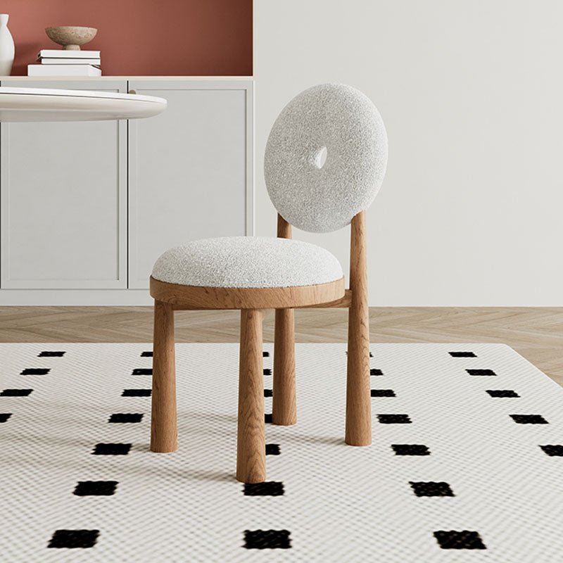Evelyn Donut Dining Chair, Boucle - Joe’s Haven