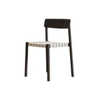 Eden Dining Chair, Black, Solid Wood & Linen - Joe’s Haven