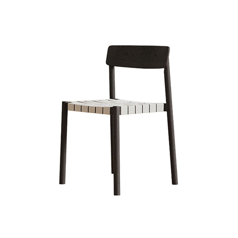 Eden Dining Chair, Black, Solid Wood & Linen - Joe’s Haven