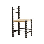 Mae Gourd Dining Chair, Rattan - Joe’s Haven