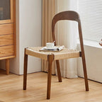 Bonnie Dining Chair, Rattan & Solid Wood - Joe’s Haven
