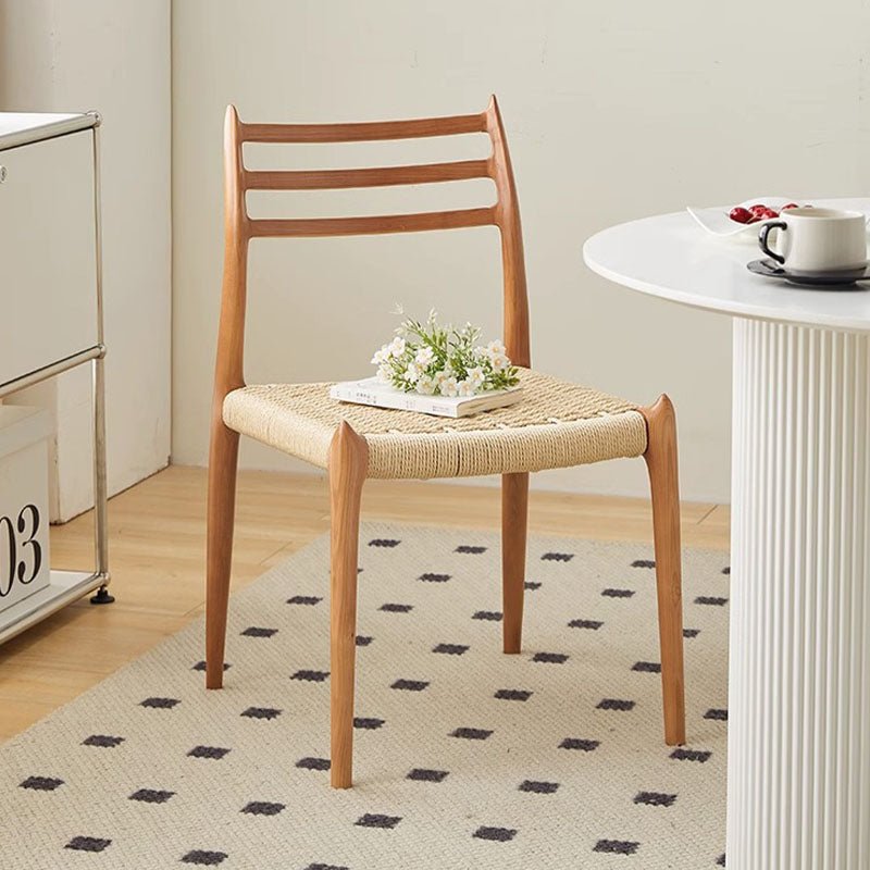 Nehemiah Dining Chair, Rattan - Joe’s Haven