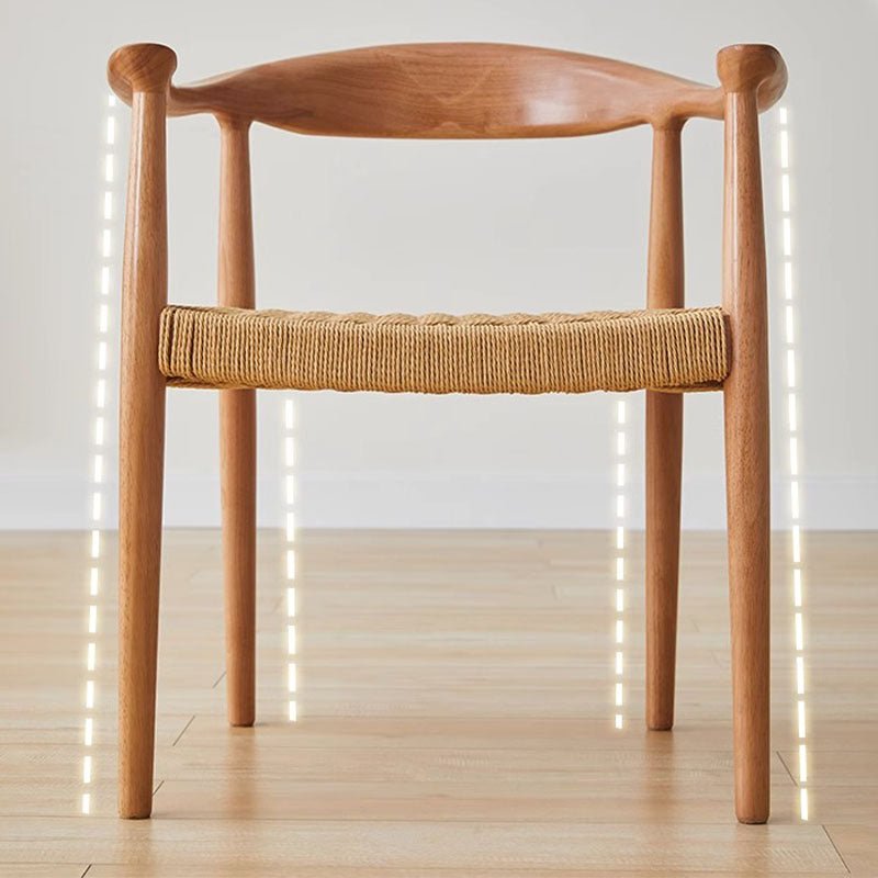 Abiram Rattan Dining Chair, Solid Wood - Joe’s Haven