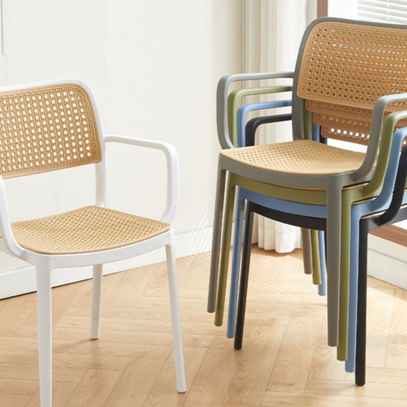 Ann Rattan Style Dining Chair, Plastic - Joe’s Haven