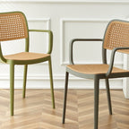 Ann Rattan Style Dining Chair, Plastic - Joe’s Haven