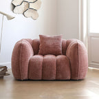 Welton Pumpkin Armchair, Boucle - Joe’s Haven