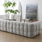 Zobah Two Seater, Three Seater Sofa, Grey Boucle - Joe’s Haven