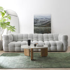 Zobah Two Seater, Three Seater Sofa, Grey Boucle - Joe’s Haven