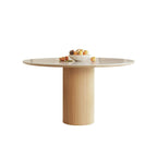 Sienna Round Dining Table, Premium Terrazzo And Wood Base - Joe’s Haven