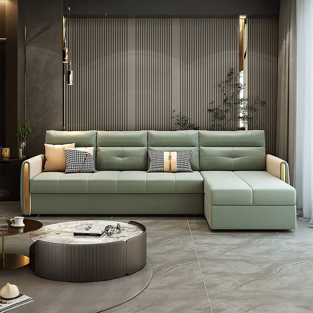 Malhotra L Shape Sofa Bed, Small Corner Sofa Bed - Joe’s Haven