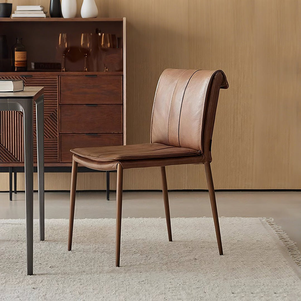 D'Amato Dining Chair, Leather - Joe’s Haven