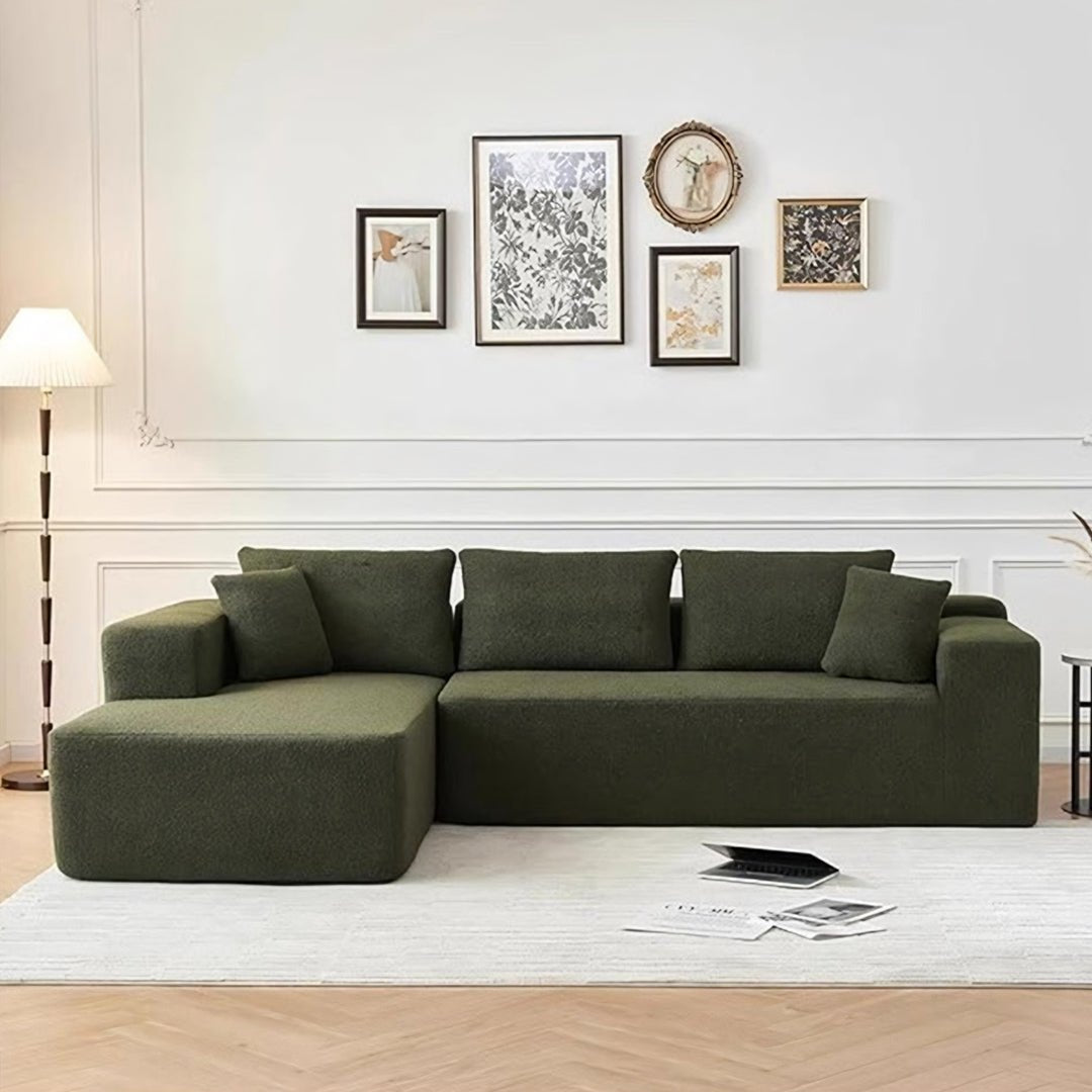 Ortega Modular Sofa Bed, Three Seater Corner Sofa Bed, Boucle - Joe’s Haven