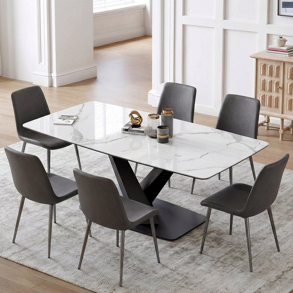 Sanders Dining Table, Sintered Stone - Joe’s Haven
