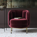 Carver Accent Lounge Chair, Purple - Joe’s Haven