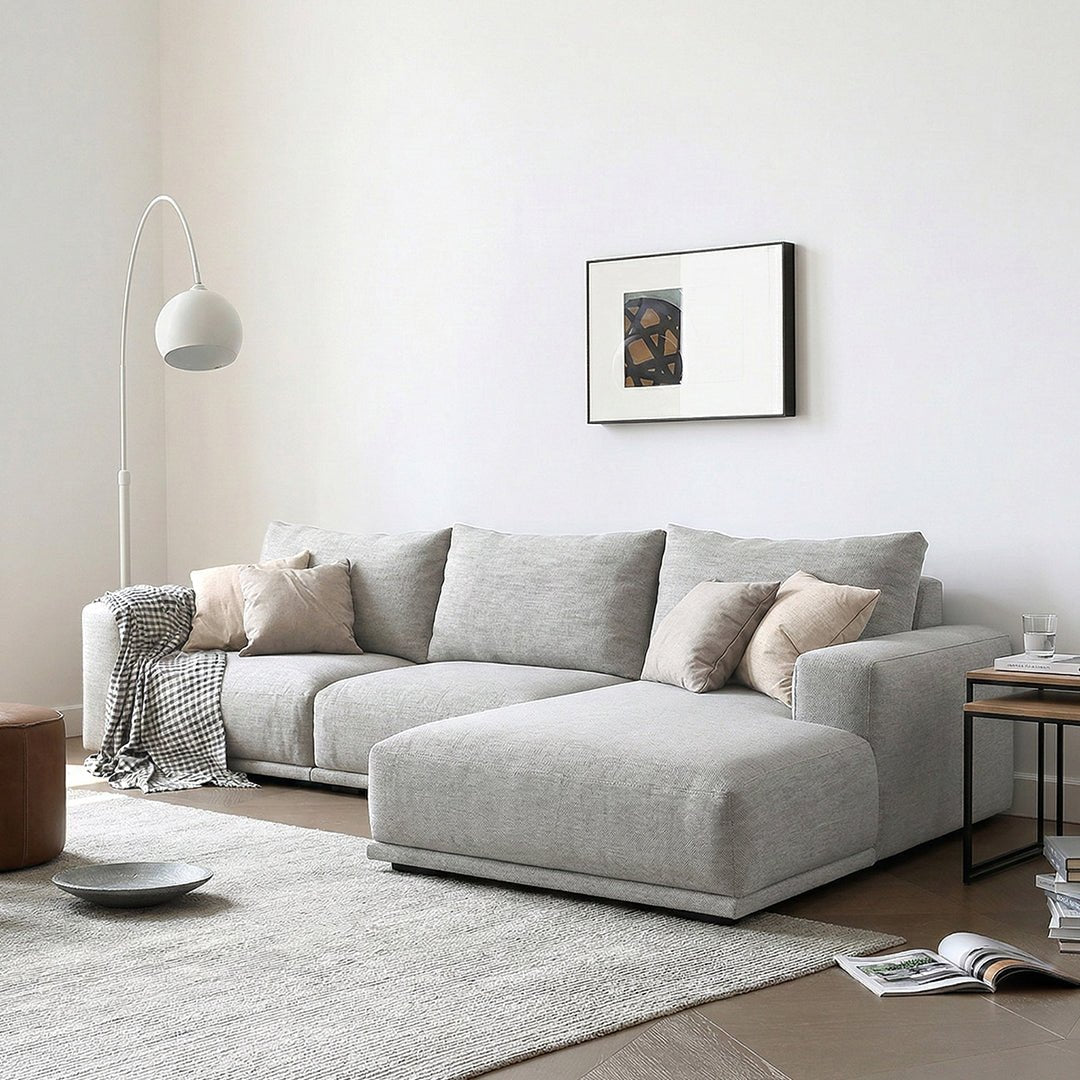 Frances Three Seater Corner, Four Seater Corner Sofa, Cotton Linen - Joe’s Haven