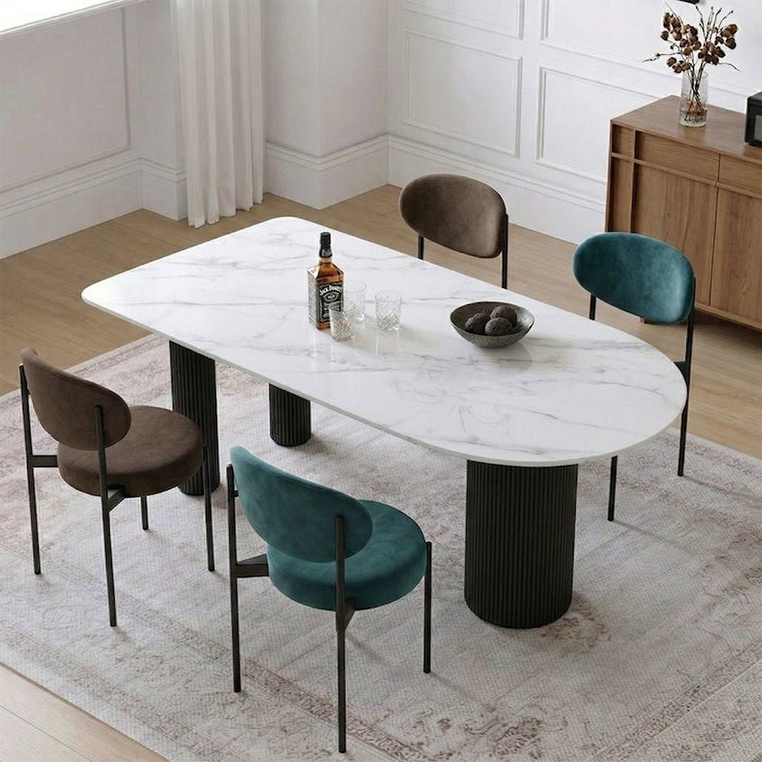 La Plainville Dining Table, White - Joe’s Haven