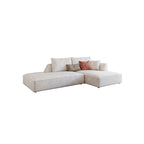 R77 Dexter Two Seater Corner Sofa, Leathaire - Joe’s Haven