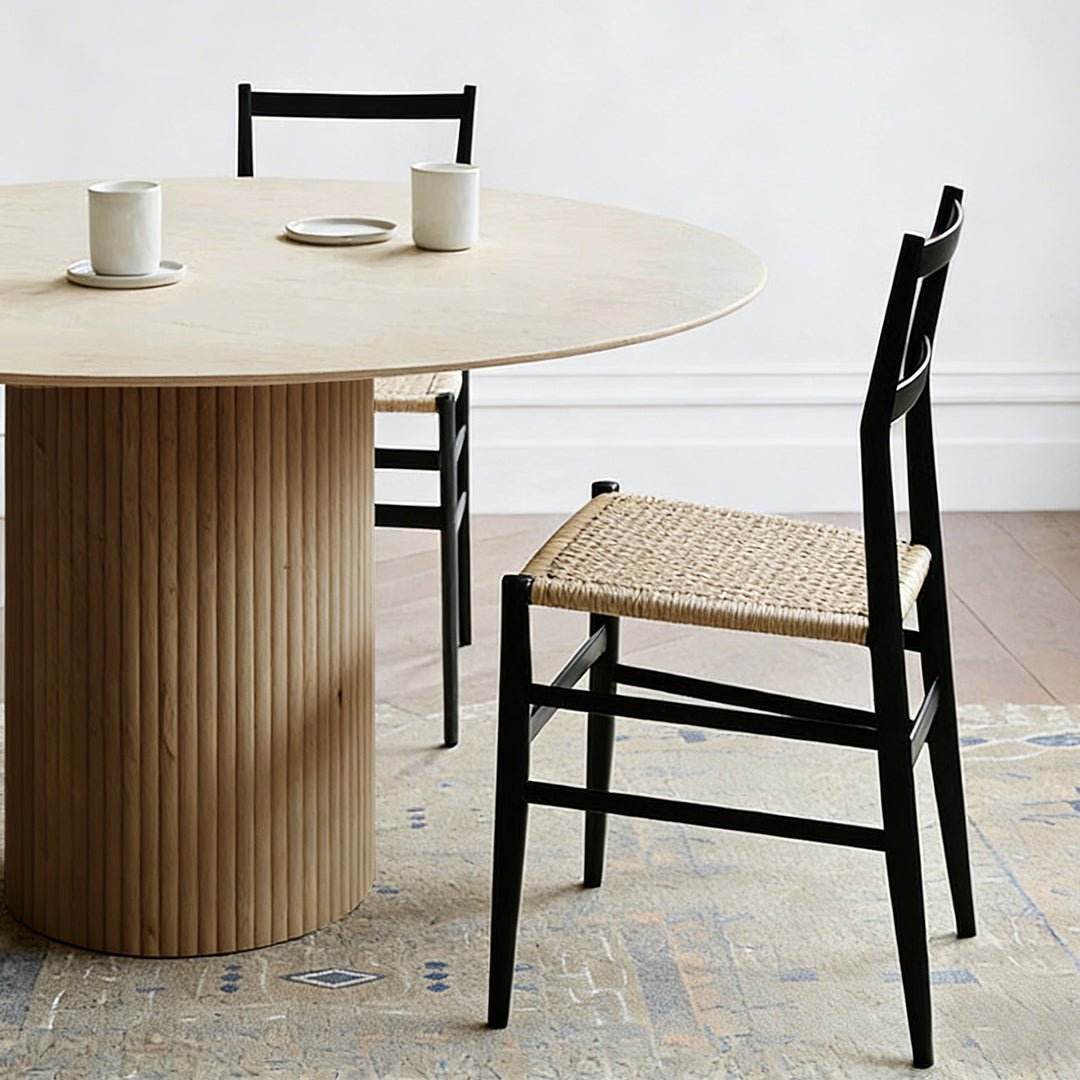 Ivar Round Dining Table, Oak Or Walnut - Joe’s Haven