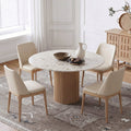 Sienna Round Dining Table, Premium Terrazzo And Wood Base - Joe’s Haven