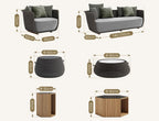 Eusden Rattan Outdoor Sofa Set, Outdoor Furniture - Joe’s Haven
