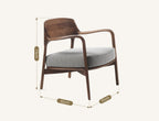 Hans Wegner Inspired Armchair, Dark Oak - Joe’s Haven