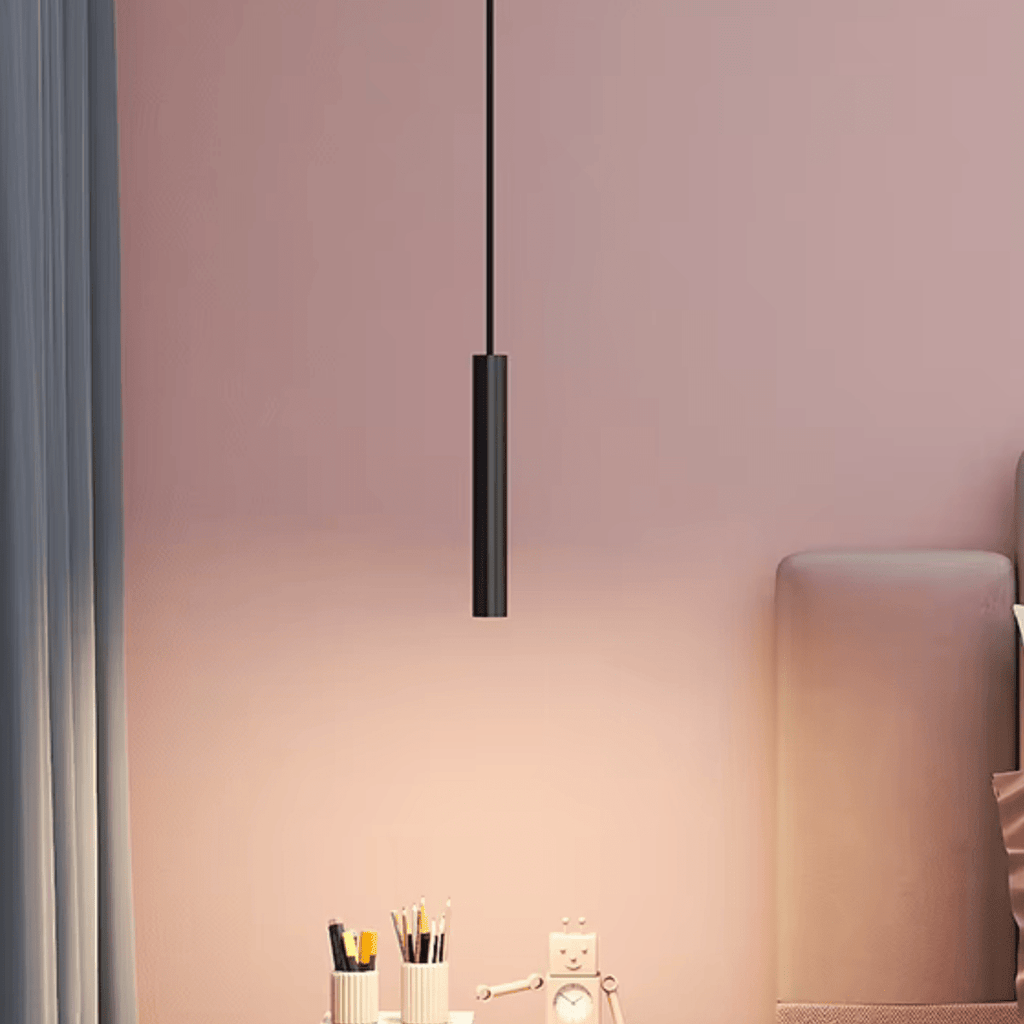 Trip Black Pendant Light - Adjustable Minimal Bedroom Lighting - Joe’s Haven