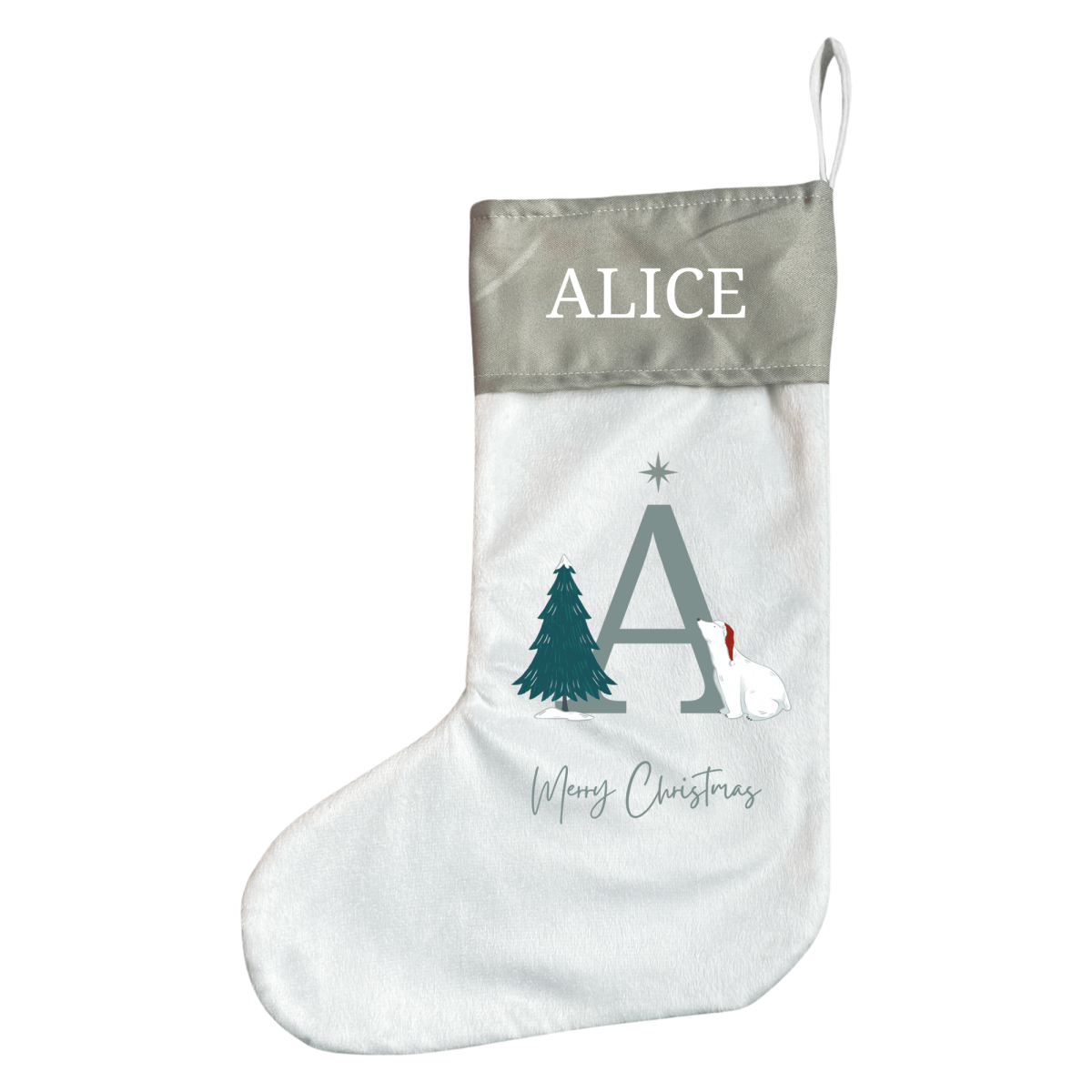 Personalised Christmas Stocking - Make A Wish Design - Joe’s Haven