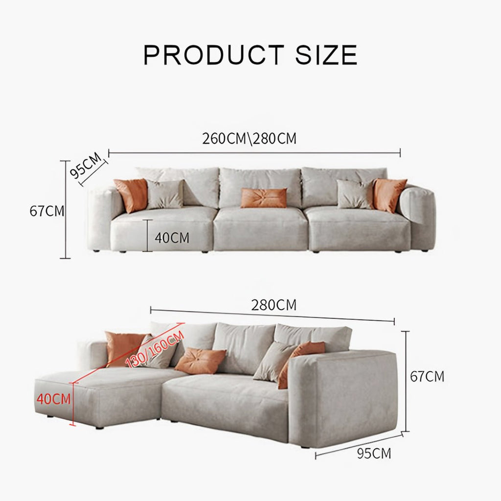 Samona Three Seater, Four Seater Corner Sofa, Leathaire - Joe’s Haven