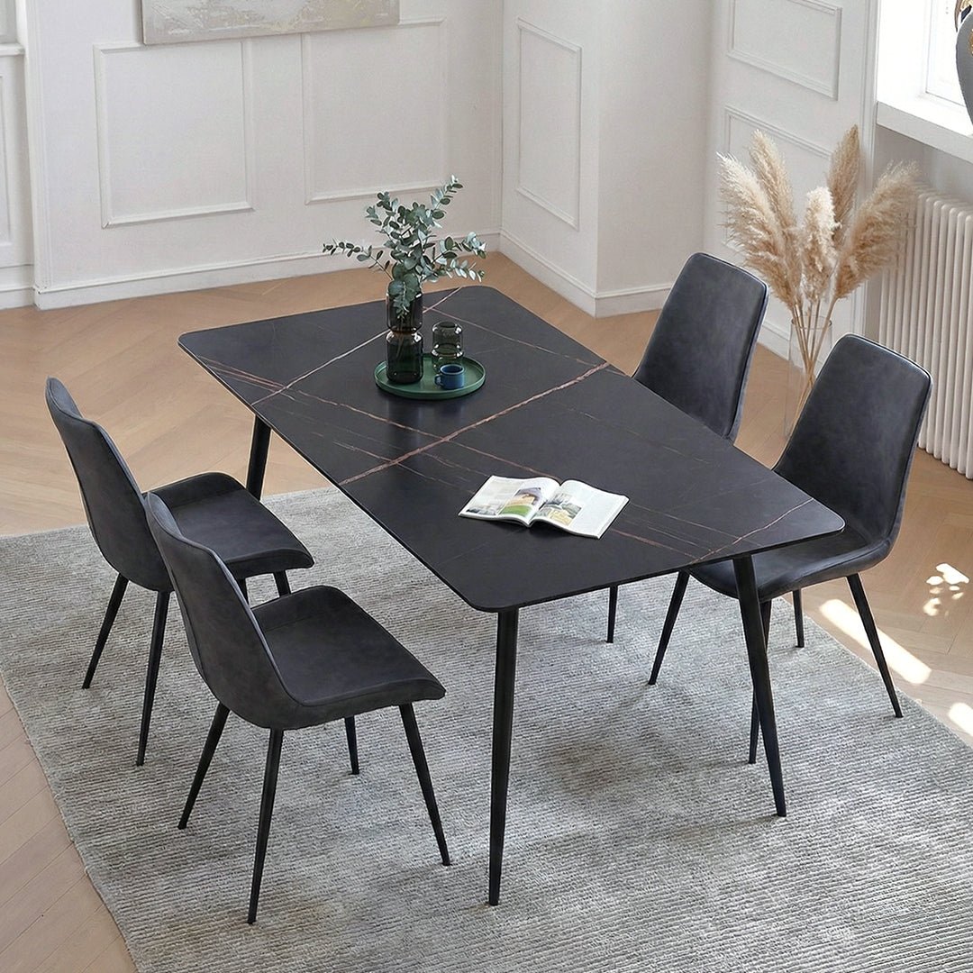 Samirah Dining Table, Sintered Stone - Joe’s Haven