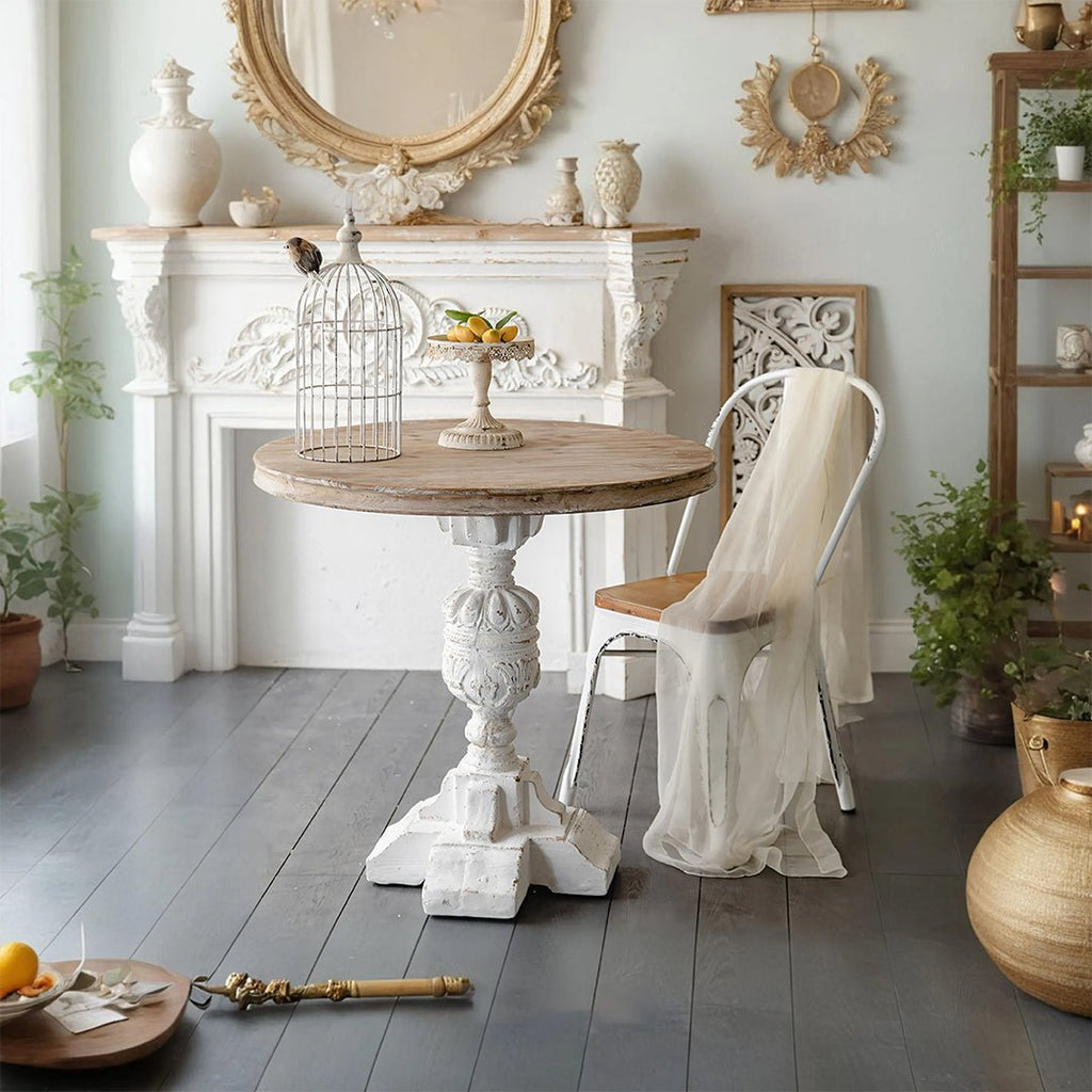Leif Retro White Dining Table - Joe’s Haven