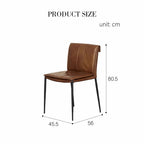 D'Amato Dining Chair, Leather - Joe’s Haven