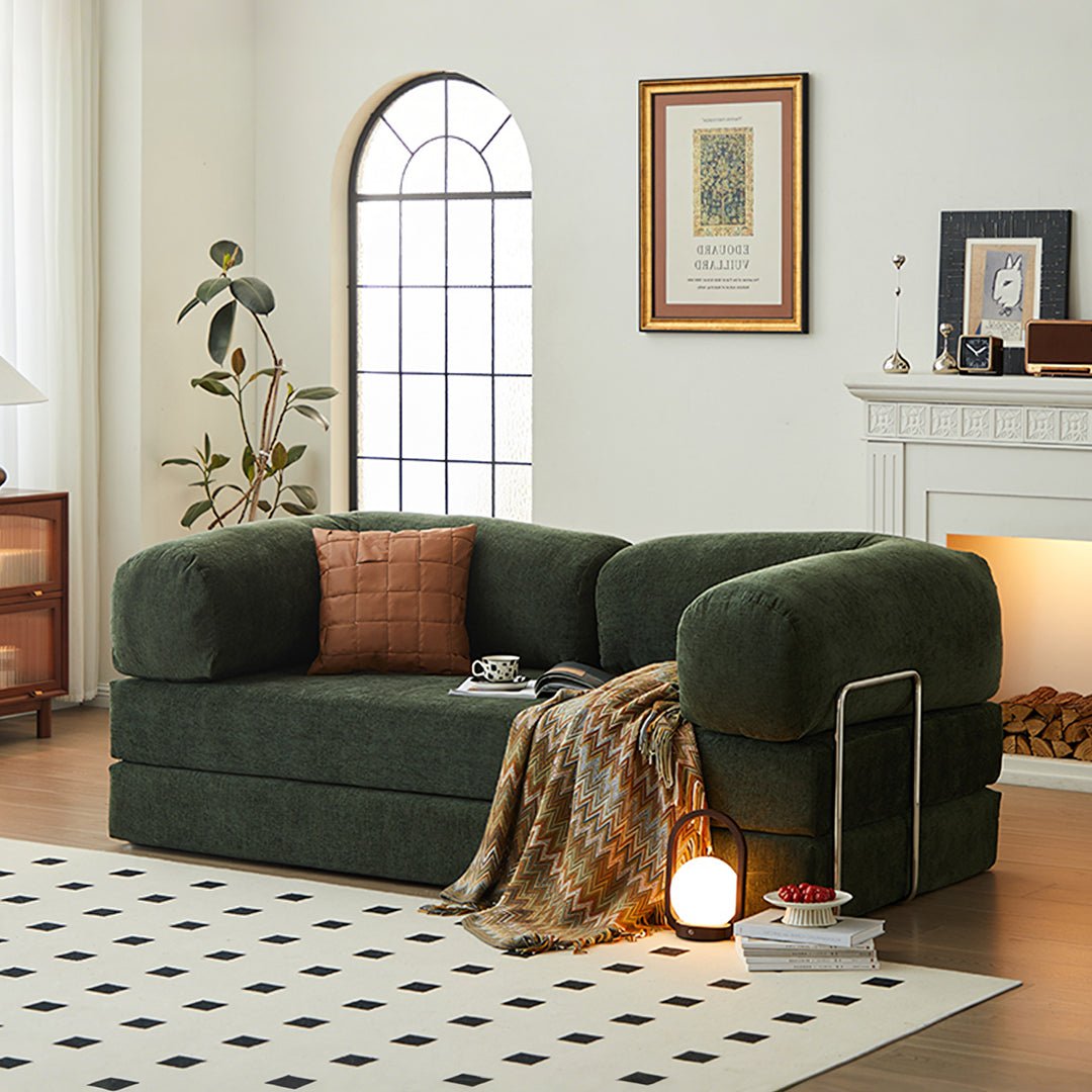 Yamada Foldable Lazy Sofa Bed, Corduroy - Joe’s Haven
