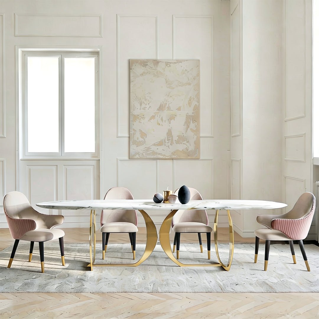 Arpen Dining Table, Marble, Dining Table Set - Joe’s Haven