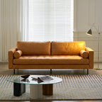 Porto Two Seater Sofa, Real Leather - Joe’s Haven