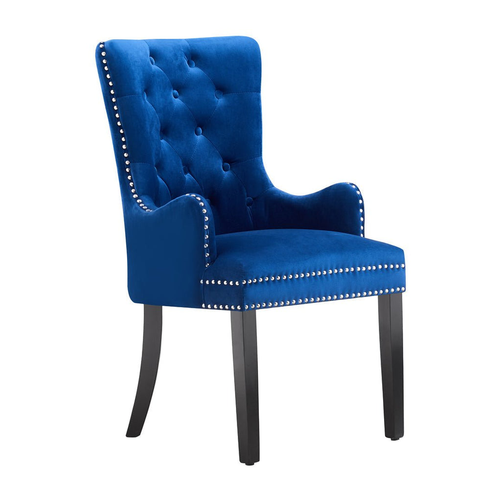 Windsor LUX Velvet Dining Chair (with armrests) - Joe’s Haven