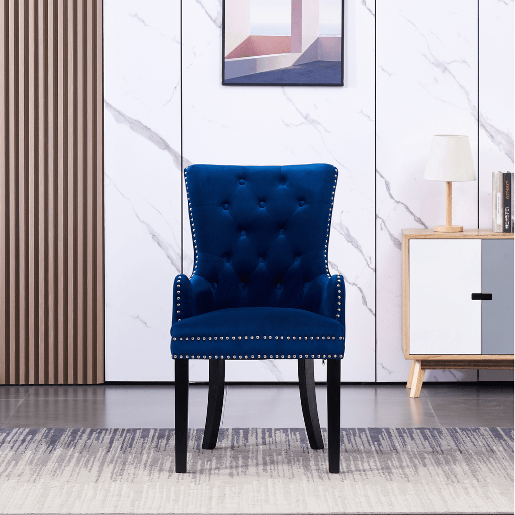 Windsor LUX Velvet Dining Chair (with armrests) - Joe’s Haven