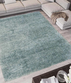Lagom Duck Egg Blue Shaggy Rug - Joe’s Haven