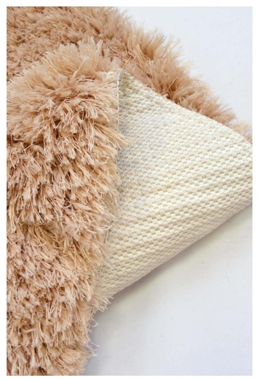 Soft Washable Beige Shaggy Rug | SA-02 - Joe’s Haven