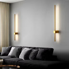LED Gold Wall Light - Warm Modern Bedroom Lounge Lamp - Degrees - Joe’s Haven