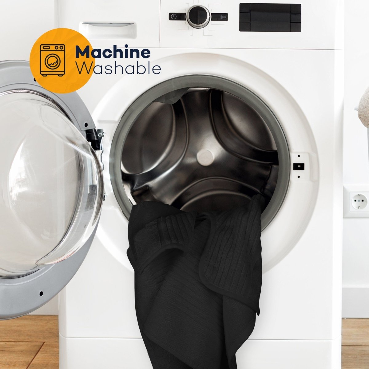 2 Piece Monaco Non Slip Bath Mat and Pedestal Set - Joe’s Haven