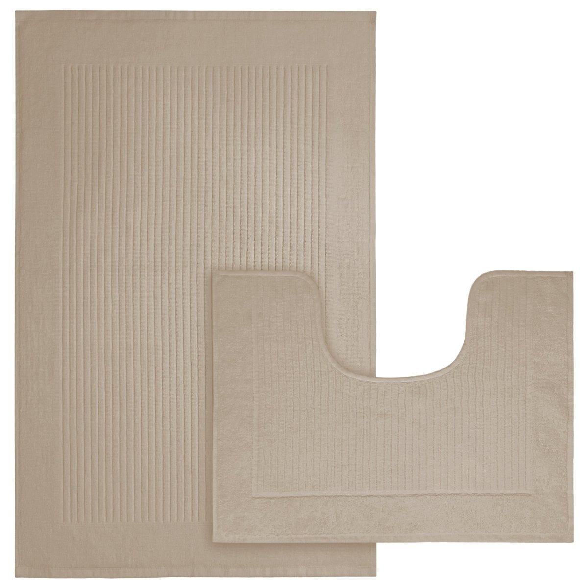 2 Piece Monaco Non Slip Bath Mat and Pedestal Set - Joe’s Haven