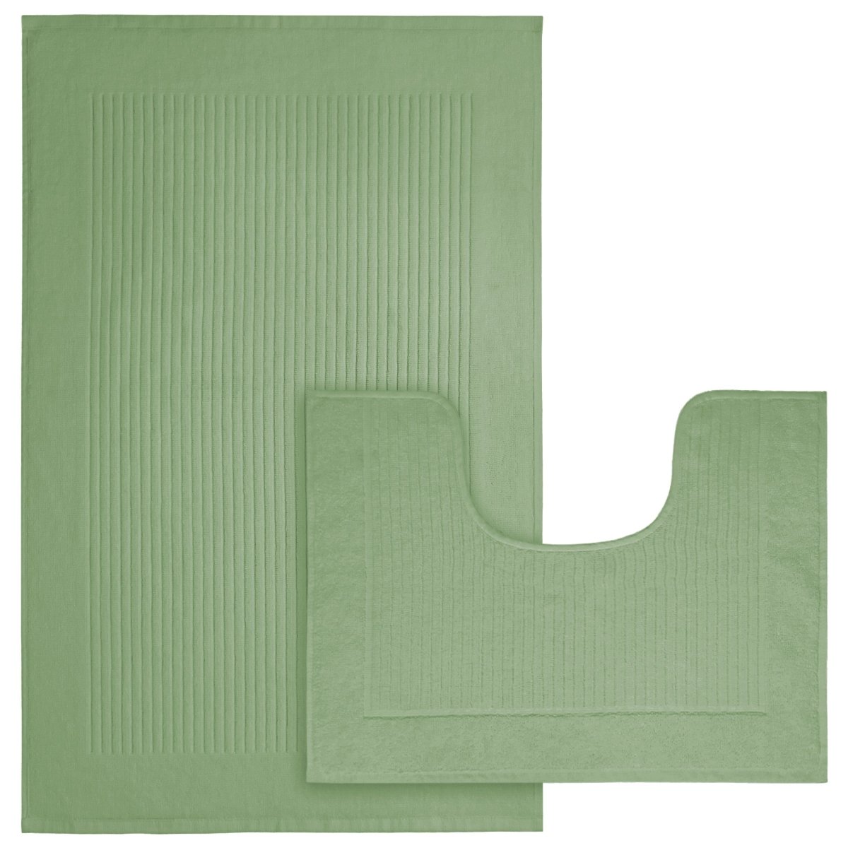 2 Piece Monaco Non Slip Bath Mat and Pedestal Set - Joe’s Haven