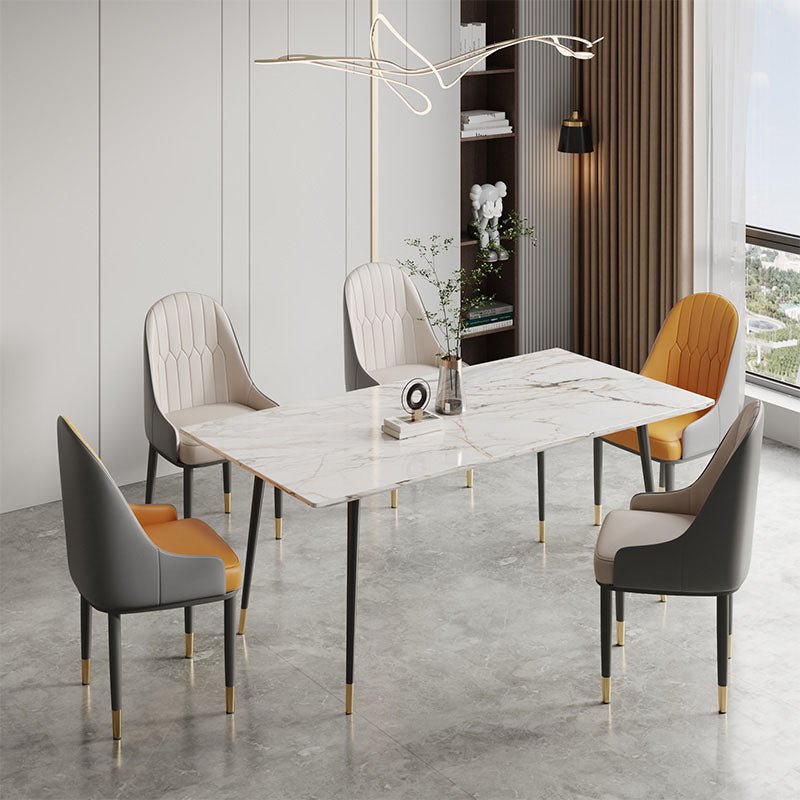 A Set of 2 Scott Dining Chairs, PU Leather - Joe’s Haven
