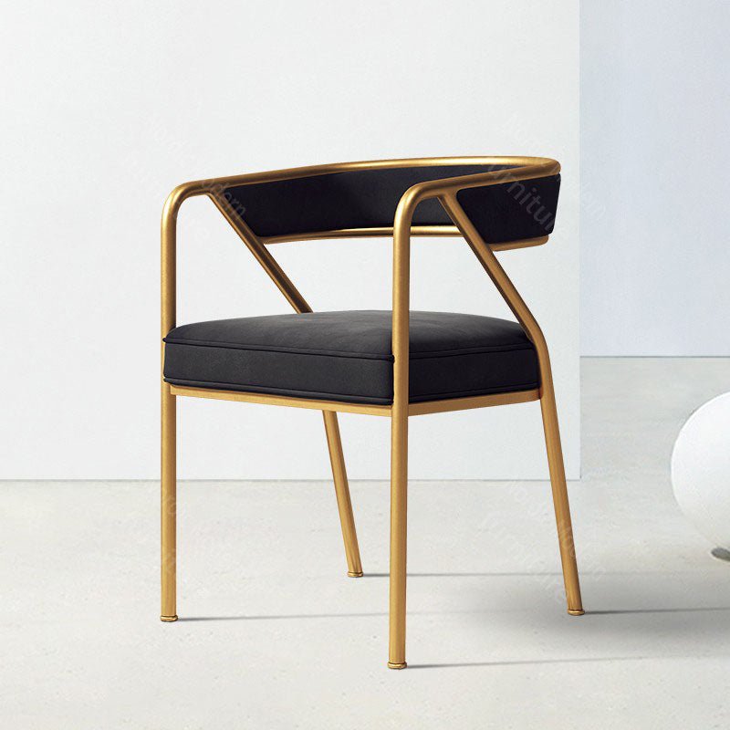 Dwight Dining Chair, Gold Frame - Joe’s Haven